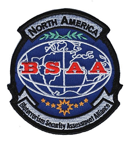 Res. Evil North America BSAA Logo Embroidered Hook Patch 4 Inches