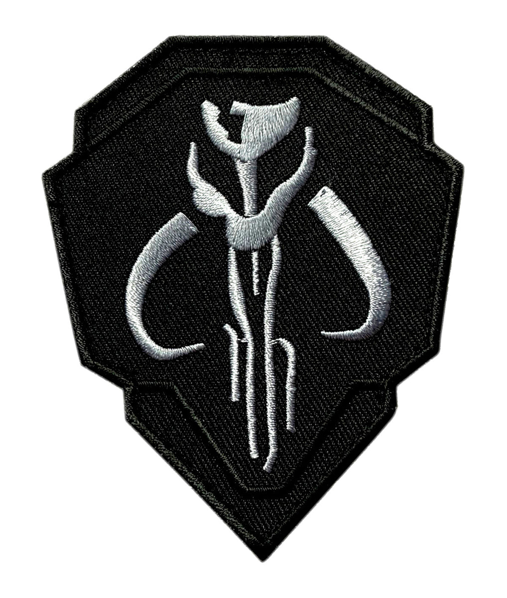 Écusson Star Wars Mandalorian Mythosaure Crest Boba Fett - Patch Tactique 8,9x6,3cm