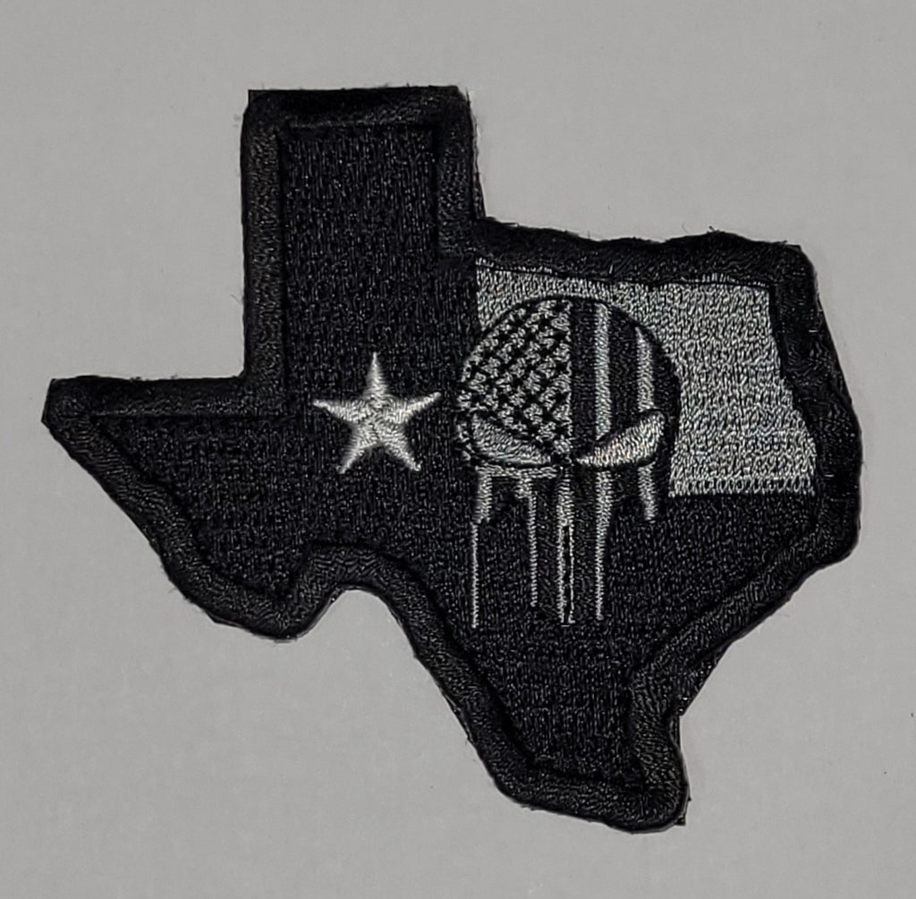 Skull Flag Hook and Loop Patch, American Iron on Patch, Flag Iron on Patch, Hook  and Loop Patch. 