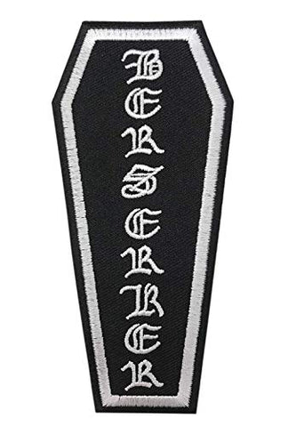 Large Music Band BLS Berserker Patch [Iron on Sew on - 7.5 X 3.25 inch - B8]