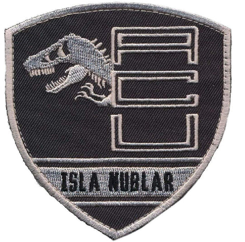 Isla Nublar Jurassic World ACU Gen Asset Containment Unit Patch (Embroidered Hook) (Grey)