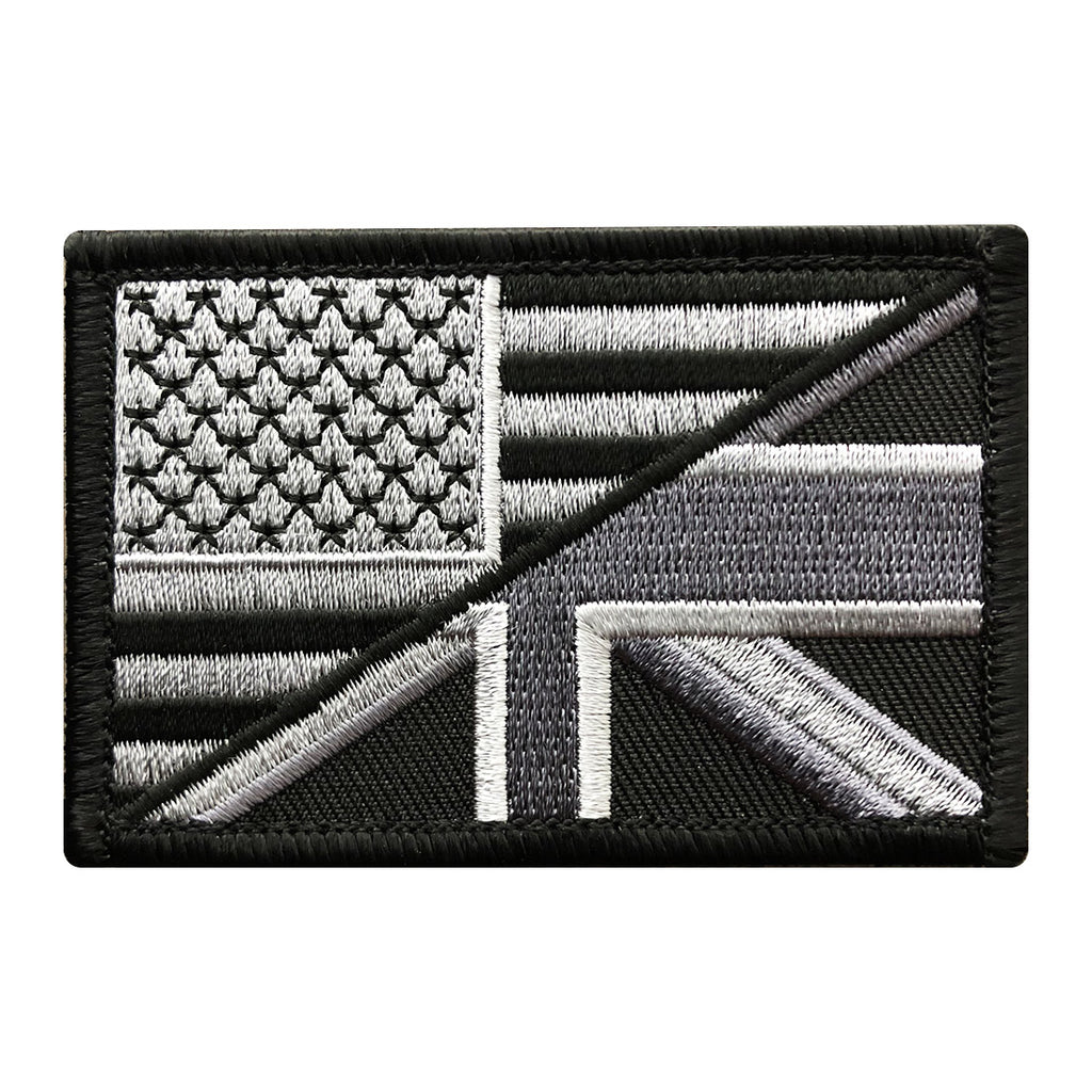 U.S.A. Tactical Morale Patch - Subdued Silver