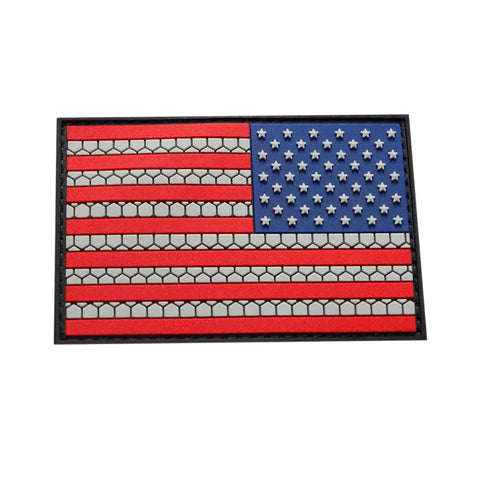 American Flag Patch Reversed (PVC)