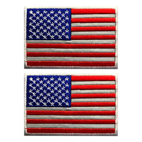 Reflective American Flag Patch Bundle