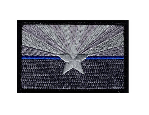 Arizona State Flag Thin Blue Line Patch (Embroidered Hook) Police