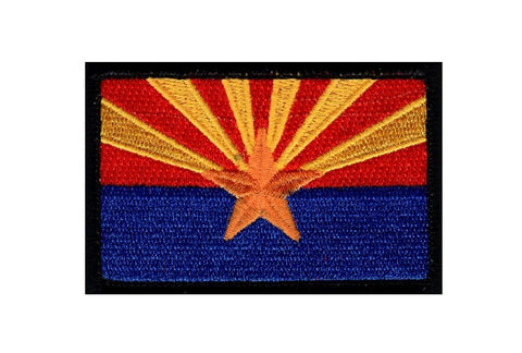 Arizona Flag Patch (Embroidered Hook)