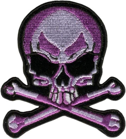 Hot Leathers Skull And Crossbones Patch (3" Width x 3" Height)