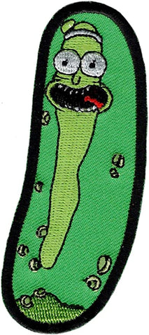 Pickle Embroidered Iron on Sew on Patch (3.75 X 1.25)