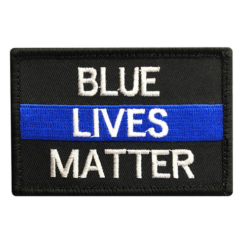 Police Blue Lives Matter Thin Blue Line Patch 