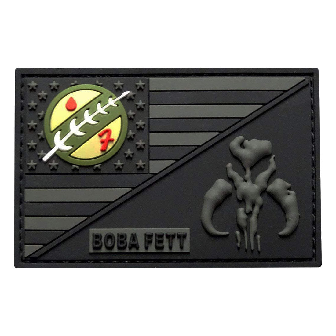 Marvel Iron On Patches Miltacusa Boba Fett Ace Spade Patch 3D