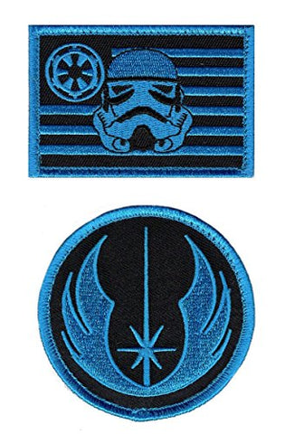 Stormtrooper USA Flag Rogue Jedi Order Hook Patch (Bundle 3.0 X 2.0-3.0-Blue)