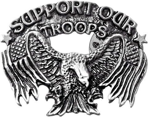 Hot Leathers PNA1053 Support Our Troops Pin