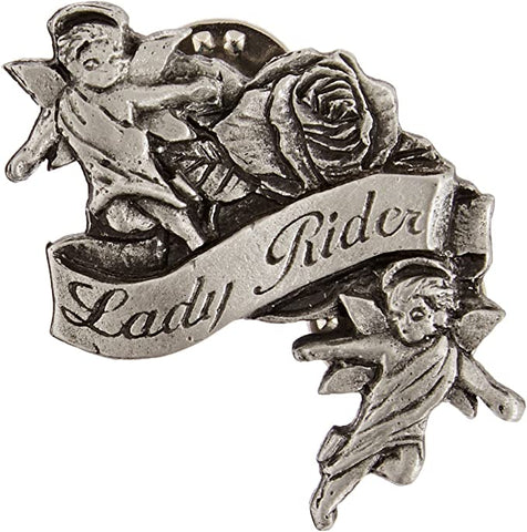 Hot Leathers PNA1041 Lady Rider Angels Pin