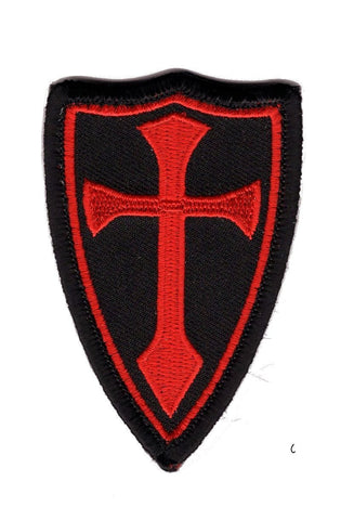 Cross Shield Crusades Patch (Embroidered Hook)