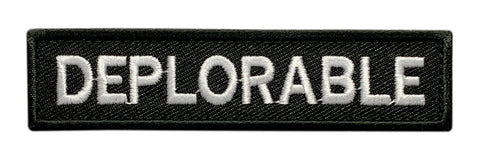 Deplorable Tactical Patch [“Hook® brand” Fastener - MD-5]