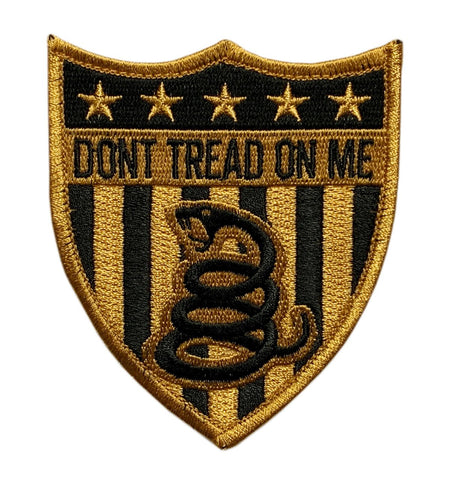 DTOM Dont Tread On Me Gadsden USA Flag Tactical Patch (Hook Fastener -DT15)