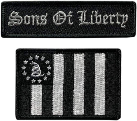 Sons of Liberty Tactical Patch [2PC Bundle - Hook Fastener ]