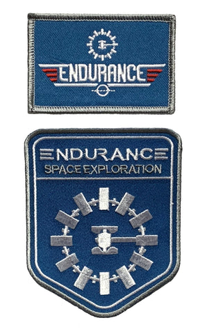 Interstellar Movie Space Exploration Endurance Top Gun Patch [2PC “Hook Brand” Fastener-E1]