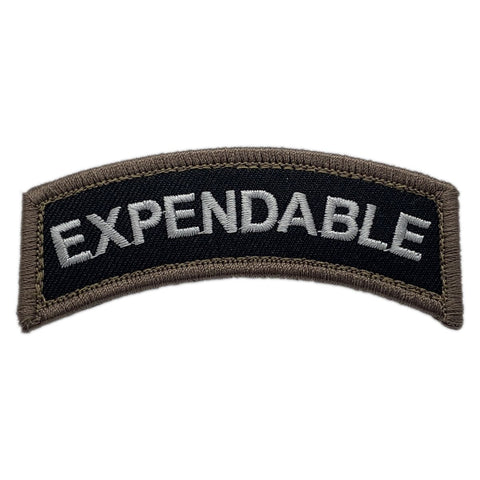 Expendable Tab Rocker Patch [3.25 X 1.0 -“Hook Brand” Fastener - ET4]
