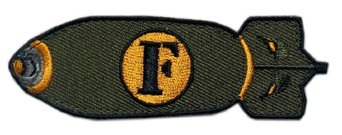 Dropping F Bomb Morale Tactical Patch [3.5 x 1.0 -“Hook Brand” Fastener-FB10]