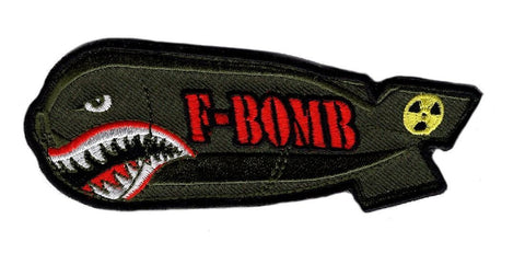 WW2 F Bomb Patch (Embroidered Hook)