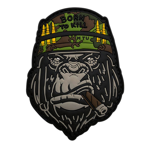 Gorilla Cigar Born To Kill Patch (PVC)