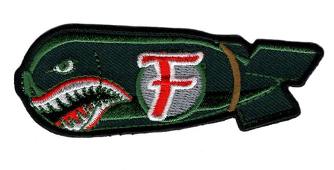 WW2 F Bomb Patch Embroidered