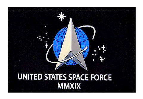 United States Space Force Patch [3.0 X 2.0 -PVC Rubber- Z1]