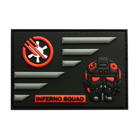 Star Wars Inferno Squad Helmet / American Flag Patch (PVC)