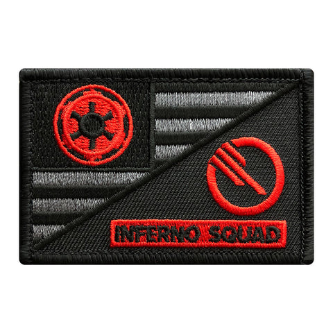 Star Wars Inferno Squad / American Flag Patch (Embroidered Hook)