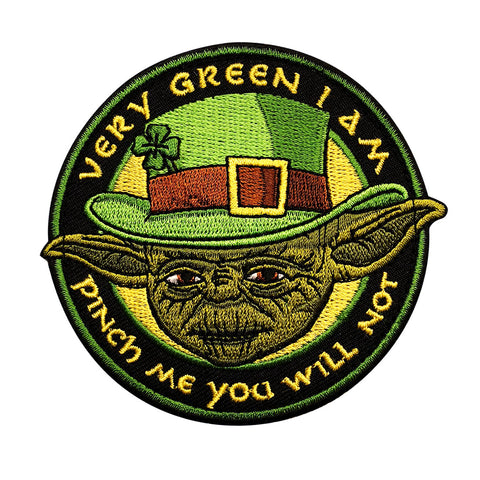 Irish Yoda Leprechaun Patch