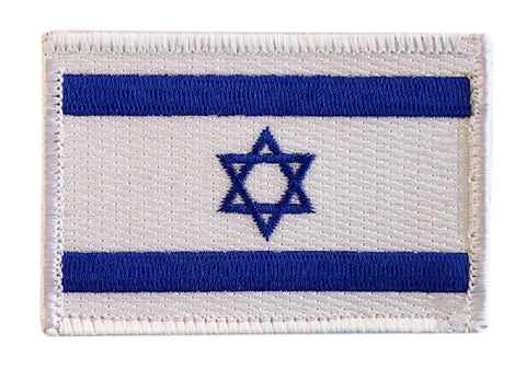 Miltacusa Israel Flag Jewish Star Tactical Patch [Hook Fastener 3.0 X 2.0 -IS8]