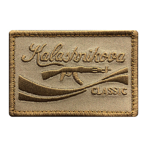 Kalashnikova Classic Patch (Embroidered Hook) (Tan)
