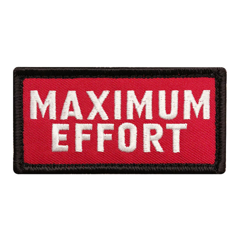 Maximum Effort Deadpool Patch (Embroidered Hook)