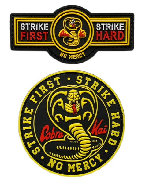 Cobra Kai Officially Licensed Strike First - Strike Hard - No Mercy
