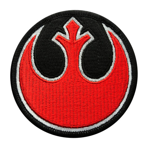 Reflective Star Battles Squadron Rebel Alliance Jedi Order Patch [Hook Fastener - RA6]