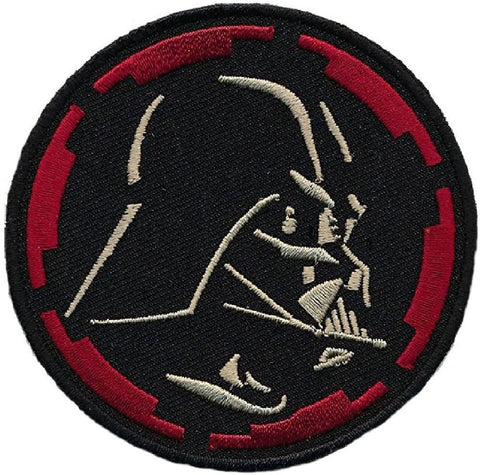 Darth Vader Embroidered Patch [3.0 inch - “Hook Brand” Fastener -D4]