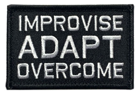 Improvise Adapt Overcome Patch [3.0 X 2.0 “Hook Brand” Fastener - MM-1]