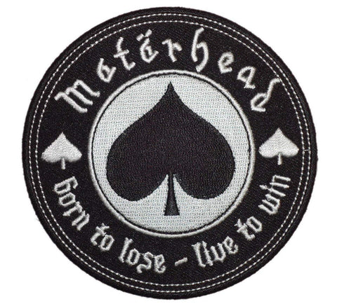 Motorhead Rock Music Band Born to Lose Live to Win Patch