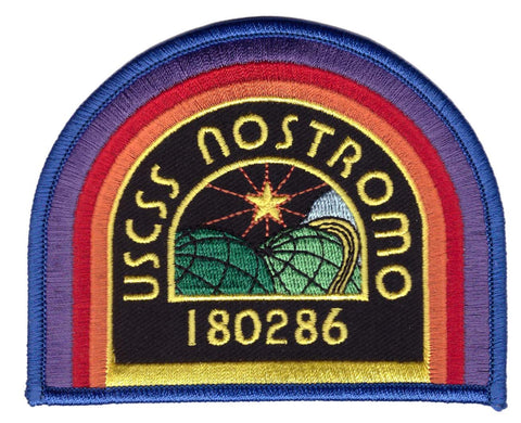 USCSS Nostromo Crew Cap Shoulder Costume Prop Alien Movie Patch (Iron On)