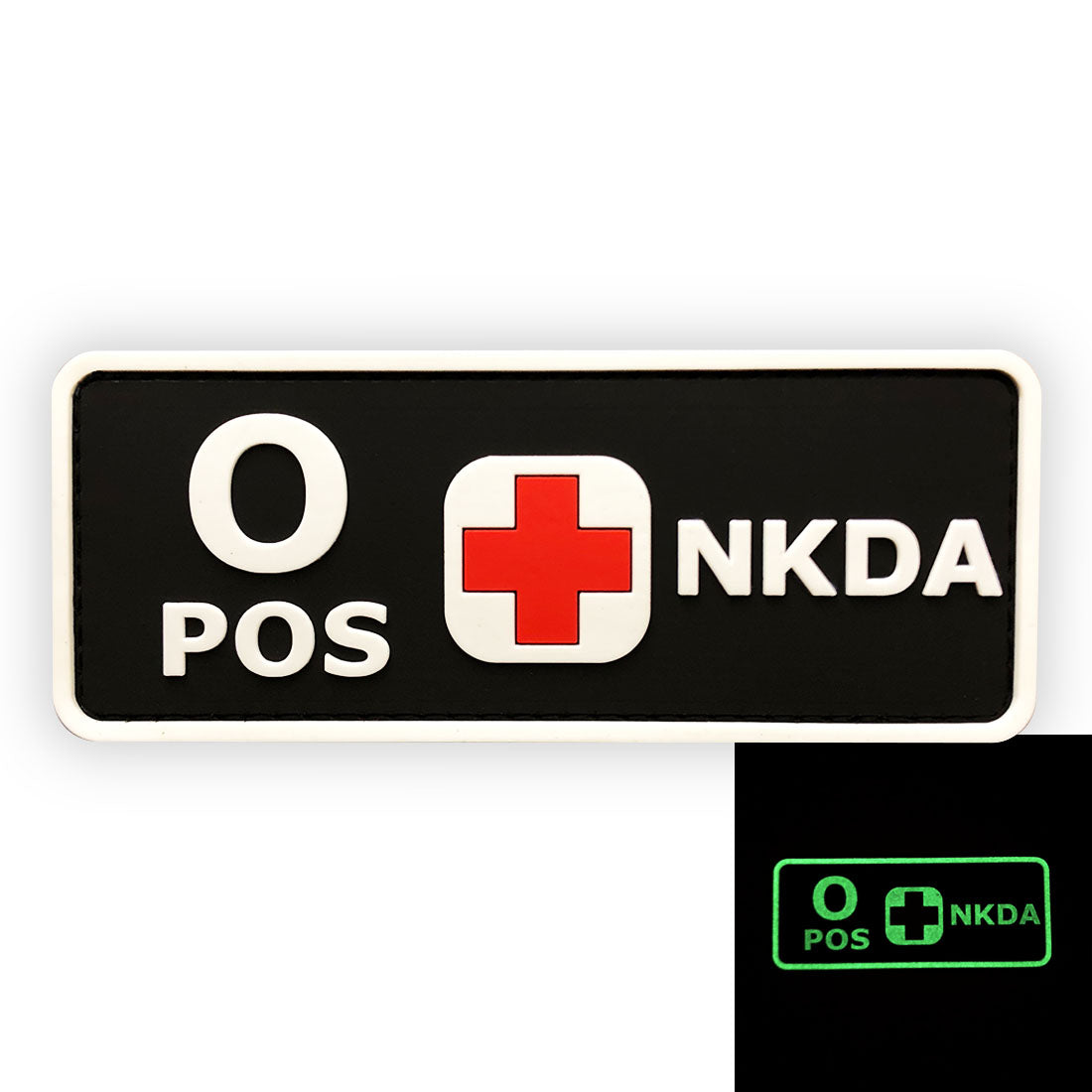 Ohrong PVC Gomma Tipo A Positivo Gruppo Sanguigno Patch Tattico - Foto 11