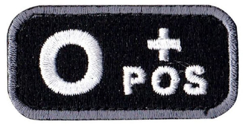 Blood Type O+ Positive Patch