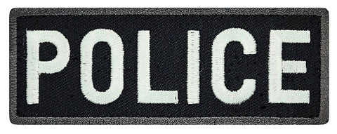 Police Tactical Embroidered Patch ["Hook Brand" Fastener -4.0 X 1.5 - SL7]