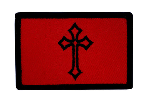 Miltacusa Religious Cross Tactical Patch (Hook Fastener -3.0 X 2.0 -RC4)