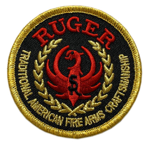 RUGER Firearms Embroidered Patch [3.0 inch - iron on sew on -RP5]