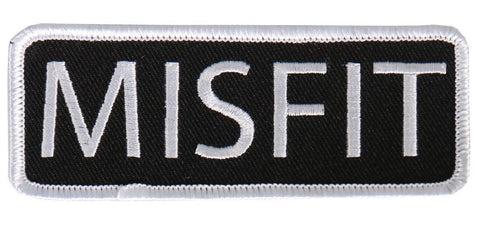 Miltacusa Misfit Embroidered Patch [4.0 X 1.5 Iron on Sew on]