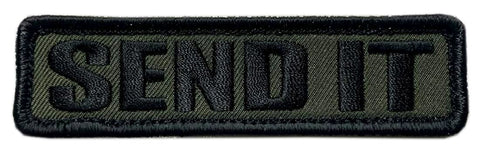 Send It Military Combat Sniper Patch ["Hook Brand" Fastener-4.0 X 1.0 -SP8]