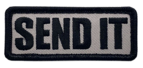 Send It Military Combat Sniper Patch [3.0 X 1.25 -Hook Fastener Backing - SP10]