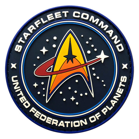 Starfleet Hook Patch [3D-PVC Rubber-3.0 inch-ST2]