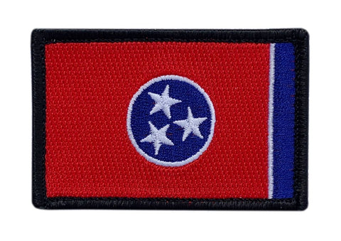 Tennessee State Flag Tactical Patch (Hook Fastener -3.0 X 2.0 TN6)